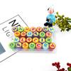 Cartoon Children Arithmetic Seal Number 26pcs Alphabets Letters Round Stamp   Kids/Children