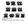 10/20Pcs Halloween Black Cat Hanging Decoration Indoor Outdoor Car Rearview Mirror 2D