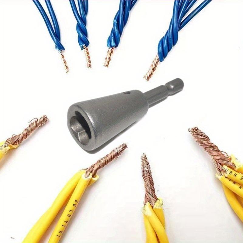 Electrician Quickly Wire Twister Hexagonal Handle Twisted Twist Cable Device Quick Twisting Connector for Power Drill Drivers
