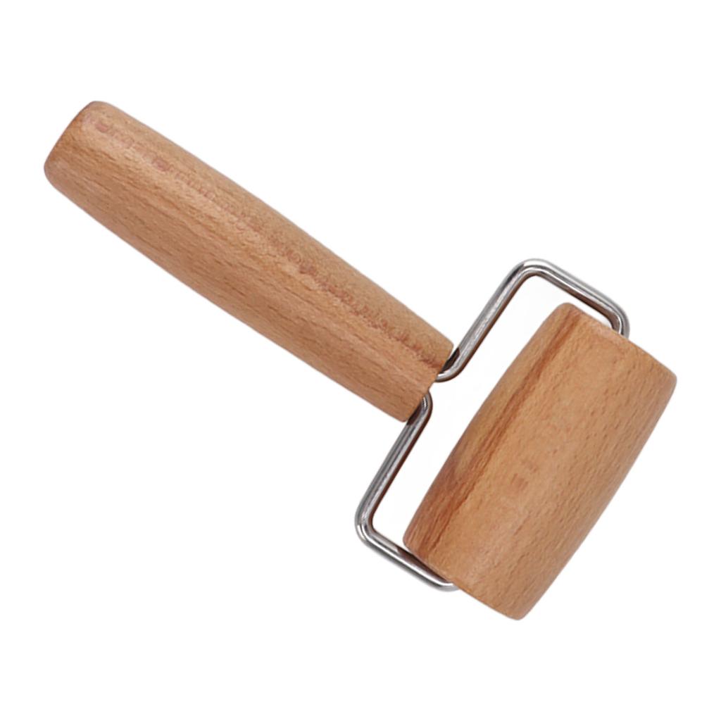Dough Baker Roller Small Wooden Rolling Pin Non Stick for Pizza Baking Home Kitchen Utensils