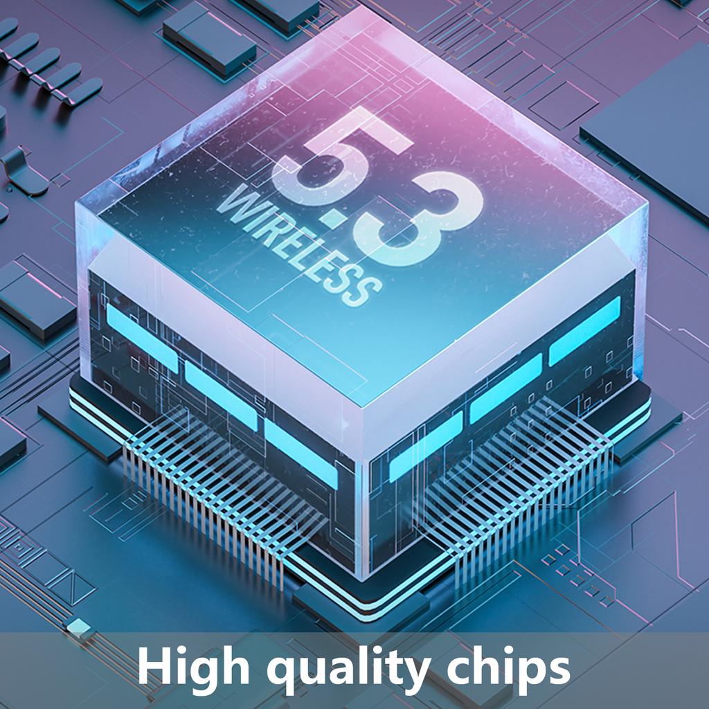 Waterproof TWS Bluetooth-compatible 5.3 Headphone with Clear Voice Calls Noise Cancelling Bone Conduction Headset