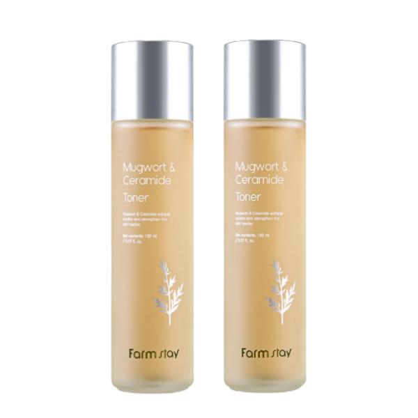 FARM STAY Mugwort & Ceramide Toner 150ml, Emulsion 120ml, Serum 35ml, Cream 55ml (15 Options)