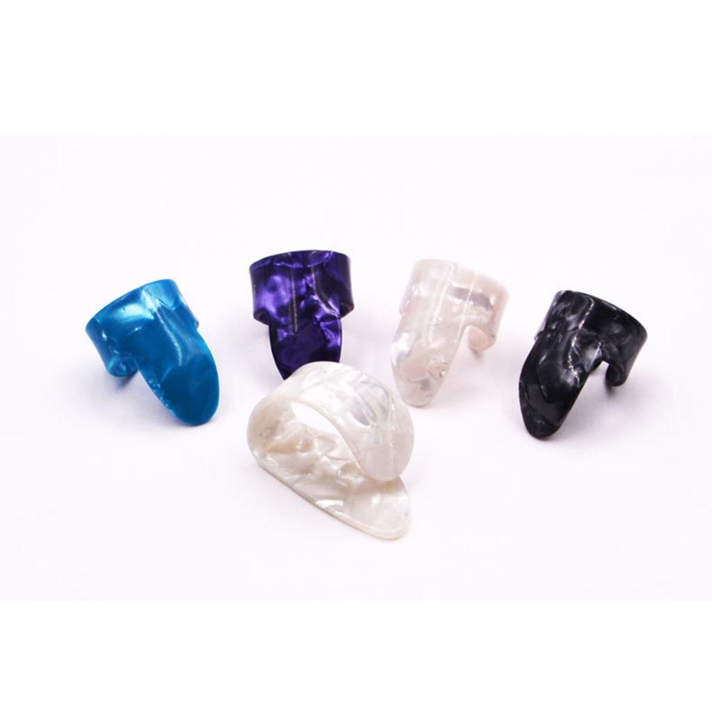 Celluloid Guitar Thumb Pick Right Finger Cover Fingerstyle Guitar Pick Thumb Index Finger Pick Optional Wholesale