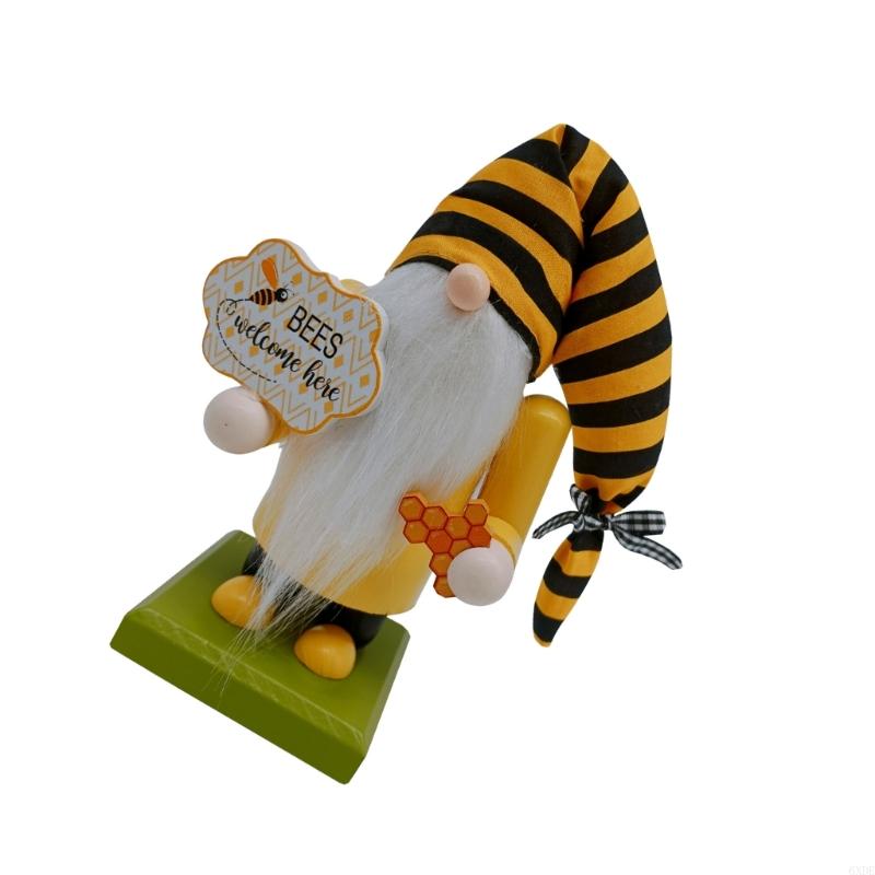 Lovely Facelessed Gnomes Toy Figurine Dwarf Statue Sculpture For Home 6XDE