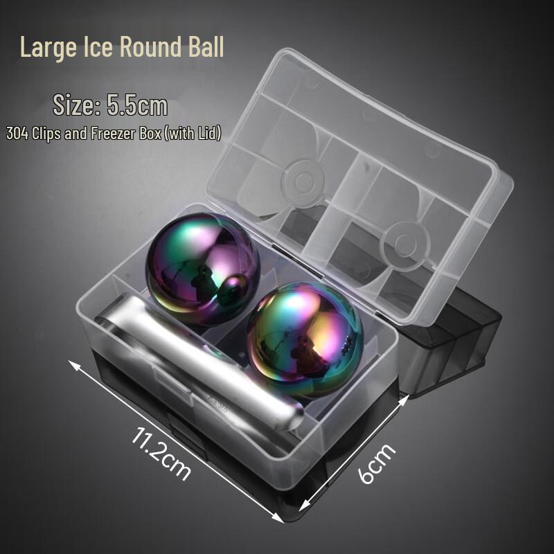 

Reusable Stainless Steel Ice Spheres Set