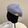 Australian Wool Beret Women's Autumn and Winter British Square Clothing with Literary Painter's Hat