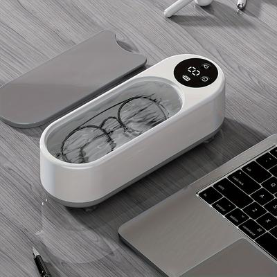 Malý automatický čistič brýlí a šperků - USB dobíjecí, kompaktní elektrický čistič, kompaktní čisticí zařízení, čistič brýlí