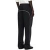 Fear of God Essentials Relaxed Sweatpants With Piping Jet Black/Cloud White Men Bottoms 130SP258060F