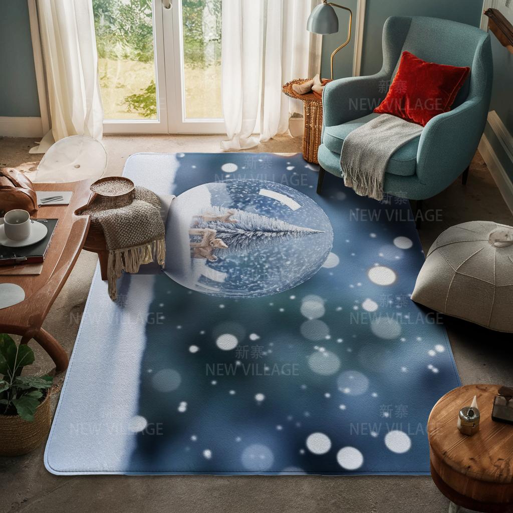 

Ковер у входа в дом Домашний коврик у двери Гостиная Ванная Комната Ноги ванная комната Нескользящие коврики с водопоглощением для ванной Счастливого Рождества зима 400mmx600mm