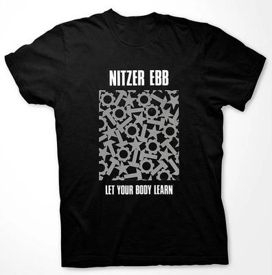 NEW Nitzer Ebb Band Let Your Body Learn Cotton Black S-5XL T Shirt EN763 Unisex T-Shirt