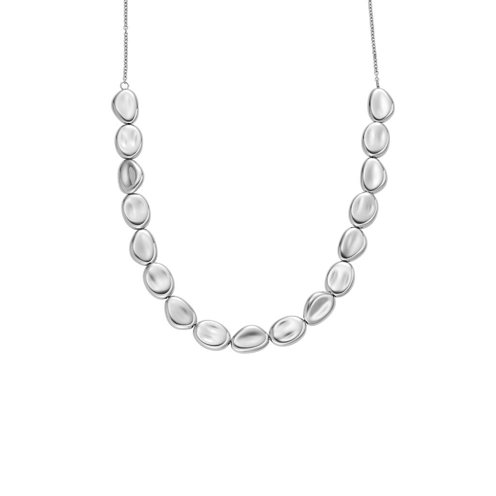 Skagen Women's ANJA PEBBLE Silver-Tone Stainless Steel Bead Necklace, SKJ1851040