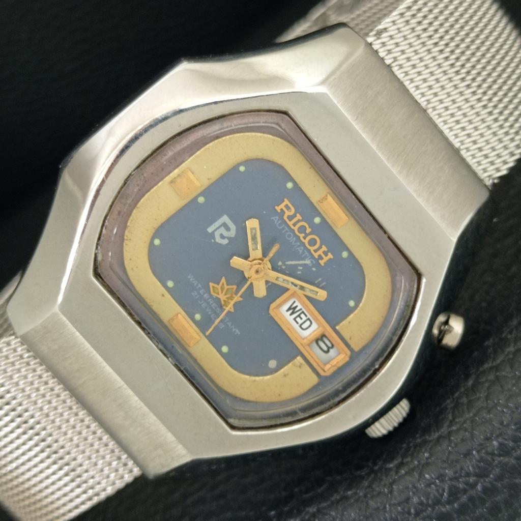 

VINTAGE RICOH R31 AUTOMATIC JAPAN MENS ORIGINAL DIAL WATCH a707982-1