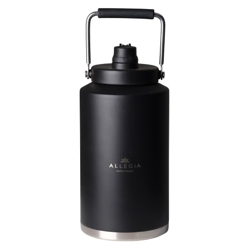 AllegiA Ice Container Jug, Outdoor Vacuum Bottle, Keeps Ice Cold for 1.8L or 3.5L, Portable, Long-Lasting, and Hot, Stainless Steel, Camping, AR-VICB