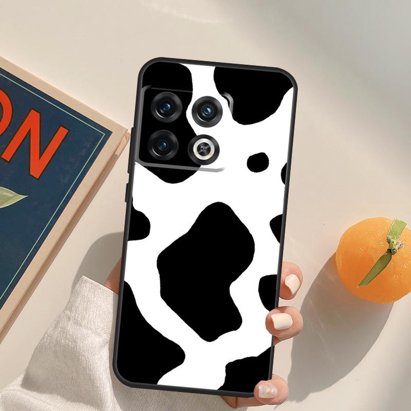 Spotted Cow Skin Print Case For OnePlus 13R 12R 10R 13T 10T 11 12 13 15 OnePlus Nord 5 CE 2 3 4 Lite N20 N30 Cover