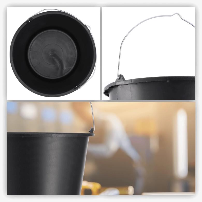 KADAX Wiadro Plastikowe Budowlane Gospodarcze 12L 5szt