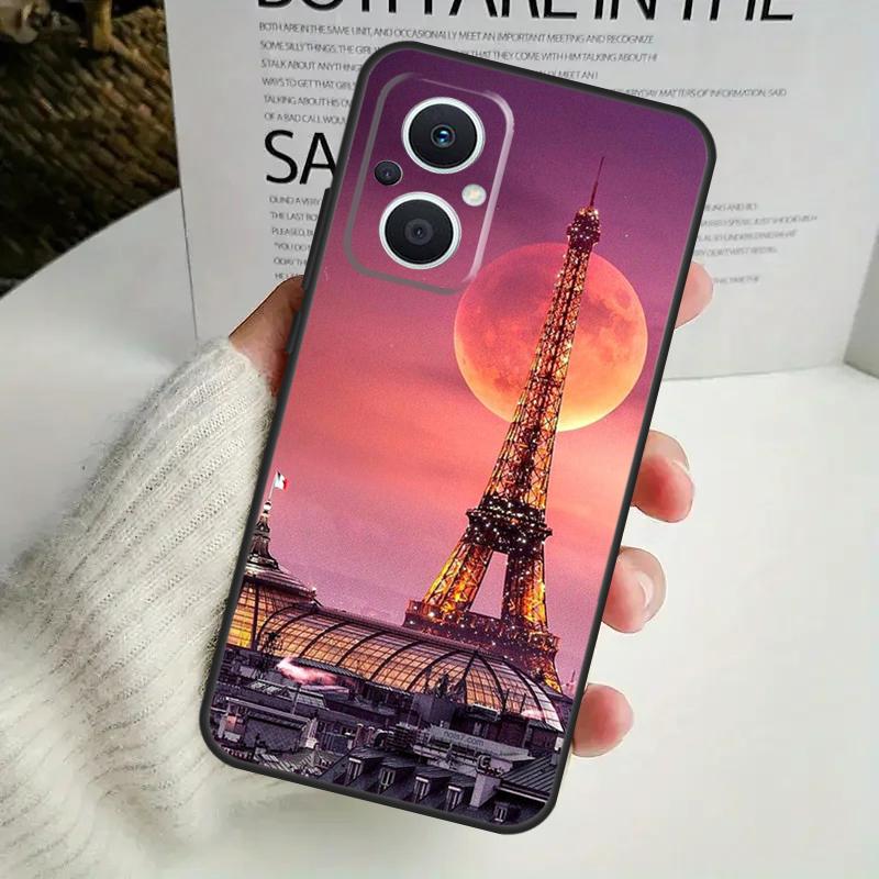 Paris Eiffel Tower France Case For OPPO Reno 13F 14F 12F 10 11 12 13 14 Pro 8T 7 8 Lite OPPO Find X6 X5 X8 X9 Pro Cover