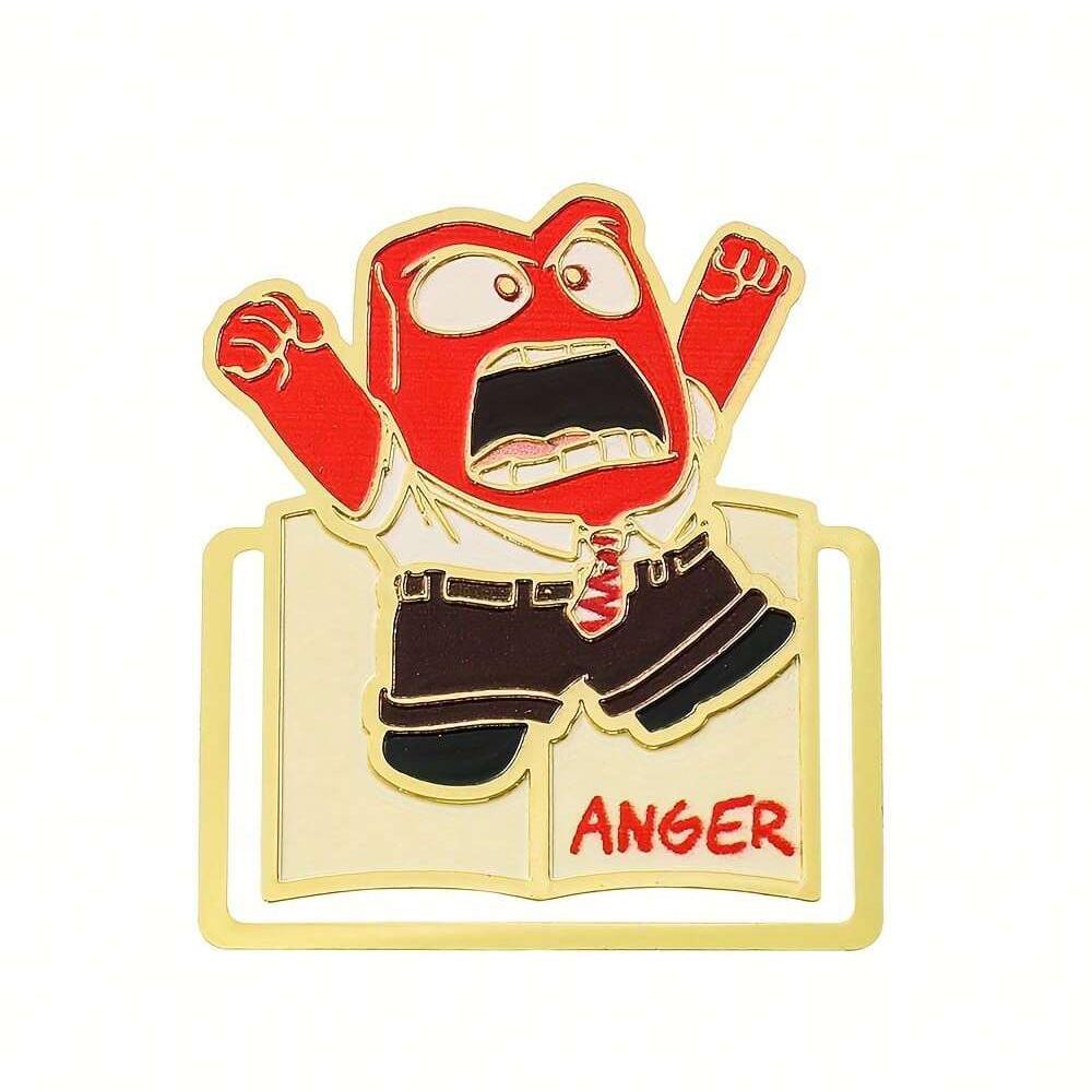 MINISO Alles steht Kopf Niedliche Lesezeichen Metall Buchseitenhalter Cartoon Fan Sammlungen für Leseratten Buchliebhaber Schulanfangsgeschenk