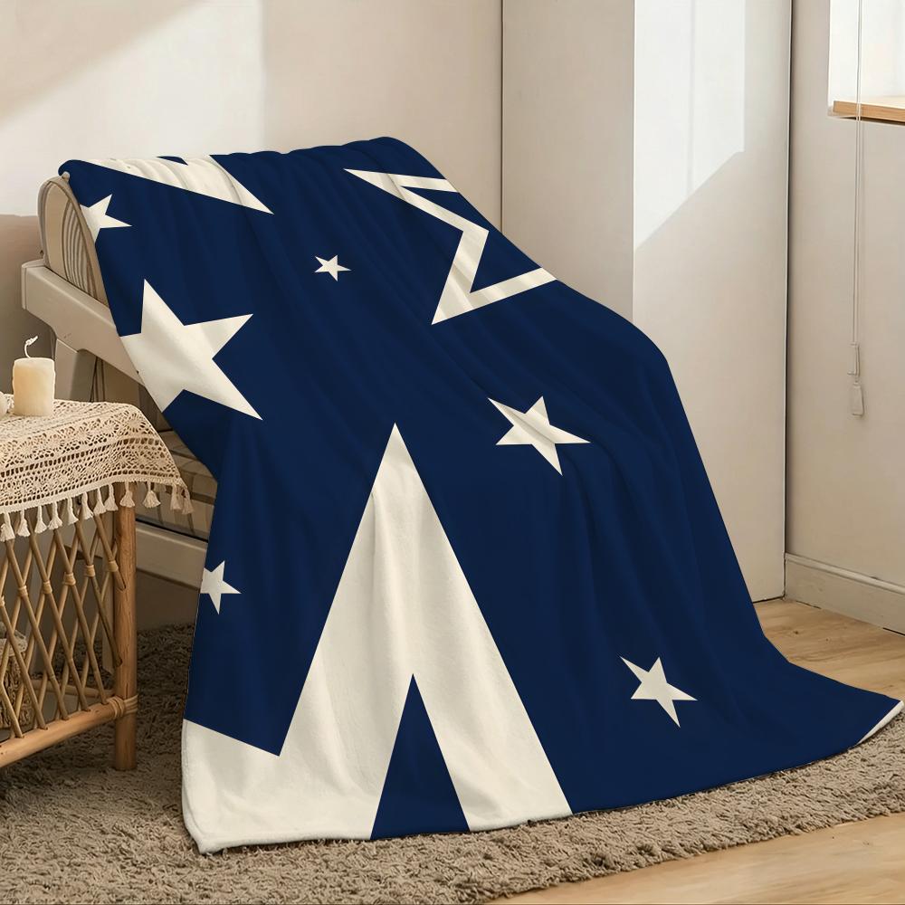 Stelle sono belle affascinanti Lancia Leggero 240g Coperta in Flanella Morbida Delicata sulla Pelle per Rinfrescarsi in Estate