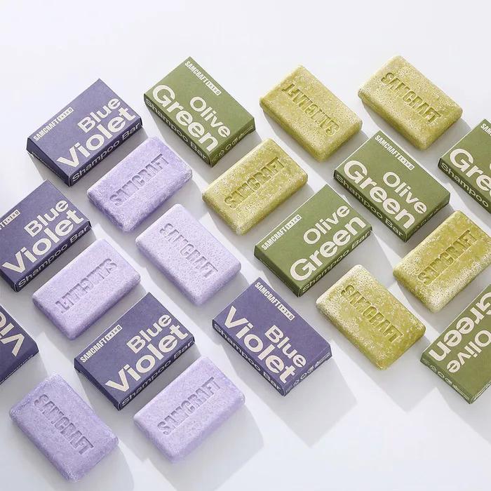 Samcraft Mildly Acidic Perfume Shampoo Bar 85g Low-irritation Handmade Solid Shampoo