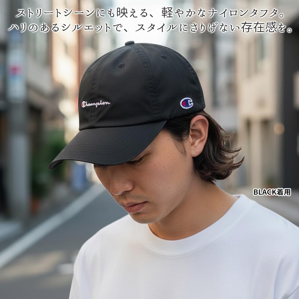 Champion Cap Water Repellent Deep Fit Large Size UV Protection Navy Women's Men's 58-60cm