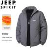 JEEP SPIRIT Men's Stand Collar Padded Winter Jacket