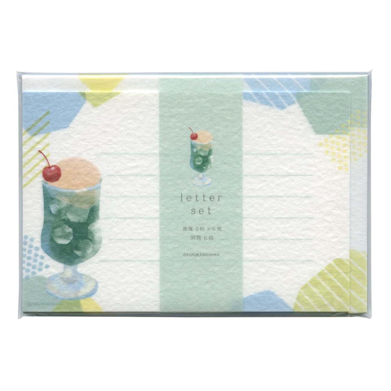 Furukawa Paper Letter Set Melon Cream Soda LT764 Co. -