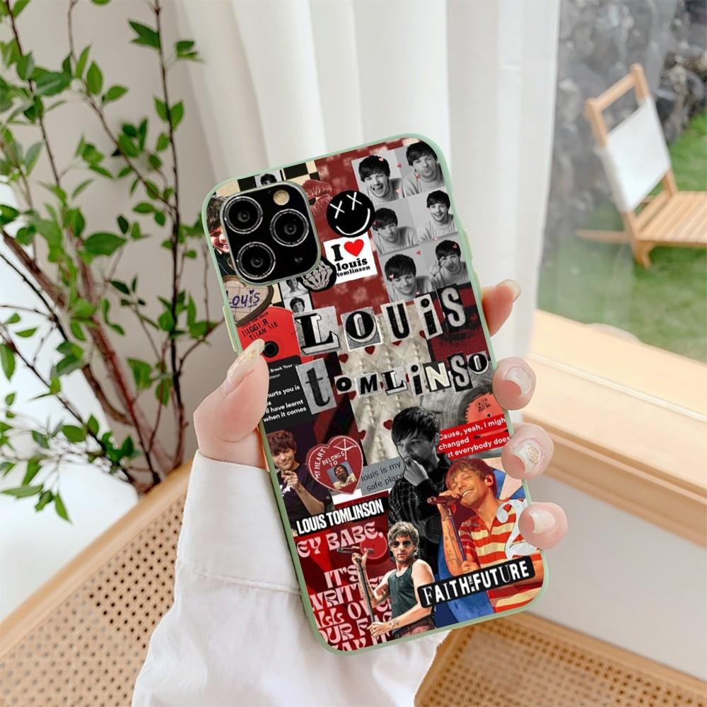 L-Louis Singer T-Tomlinson Phone Case For IPhone 14 11 12 13 Mini Pro Xs Max 8 7 6 6S Plus X XR Solid Candy Color Case