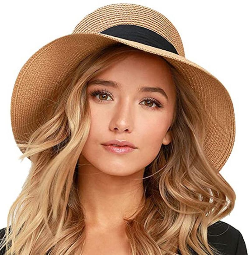 Buy Womens Beach Sun Straw Hat UV UPF50 