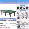 Yidong Professional Chinese 8-Ball Slate Pool Table