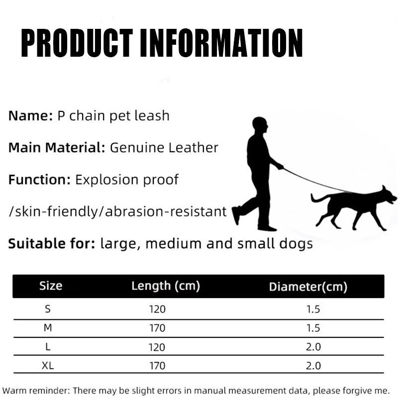 Premium Leather Dog Leash With Swivel Snap Hook Large Breeds German Shepherd Golden Retriever Strong Pull Control