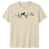 Heartbeat Dog TShirt Pet Lover Gift For Him And Her