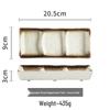 Abay Three-Compartment Ceramic Sushi Plate