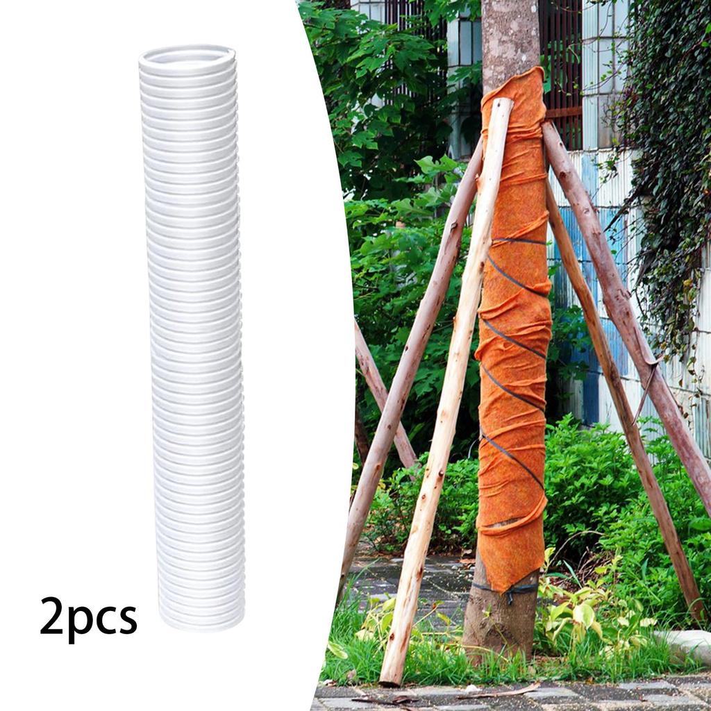 Tree Trunk Protector Wrap Animal Resistant Spiral Guard Breathable PP Outdoor Cover for Fruit Trees