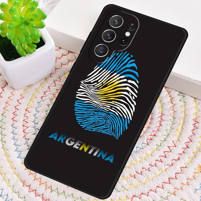 Argentina Flag soft Phone Case for Samsung Galaxy note 10 pro S26 Ultra S23 S24 FE S25 S21 S22 PLUS shockproof Cove