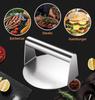 New Hamburger Meat Press 430 Stainless Steel Non-Stick Meat Burger Press Circular Square Burger Kitchen Tool Meat Press