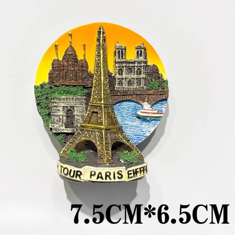 France Travel Souvenirs Cathédrale Notre-Dame de Paris Fridge Magnets Provence Strasbourg Fridge Stickers Birthday Gifts