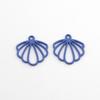 5Pcs Zinc Alloy Scallop Charms Hollow Out DIY Jewelry Earring Making Accessories Scallop Pendant