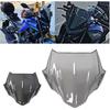Motorcycle Accessories Windshield Windscreen Aluminum Kit Deflector Compatible with CB500F CB-500F CB400F CB 500F 400F 2016-2023(Light Gray)