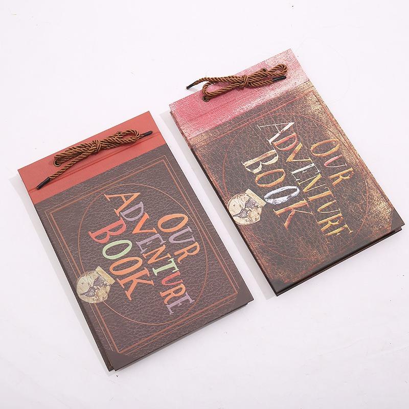 DIY Scrapbooking Clipboard Stamping Kraft Photo Album 146 Pages Blank Pages Linen Cover for Wedding Anniversary Memory Book Gift