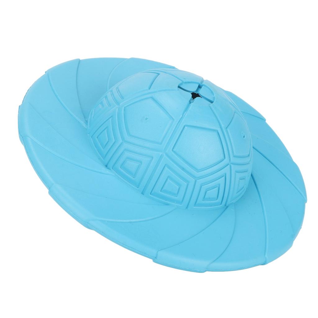 Dog Flying Disc Treat Dispenser Interactive IQ Training Bite Resistance Pet Flying Disc Toy for