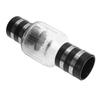 Quiet Sump Pump Check Valve Clear Silent 2in PVC Pipe Backflow Valve with Spring Loaded Flapper