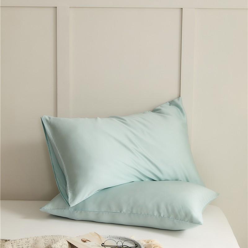 Luxurious 60S Lyocell pillowcase single product summer ice silk cool pillow case single pillowcase a pair. 48x74cm