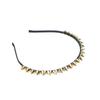 Cool Captivating New Party Women Lady Metal Studded Spike Bow Hair Clips Rivets Hair Band Headband