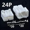 24 Pin Automotive Connector Engine Computer Board ECU Wire Harness Plug 1746864-1 1318756-1 90980-12149 90980-12560 For Toyota