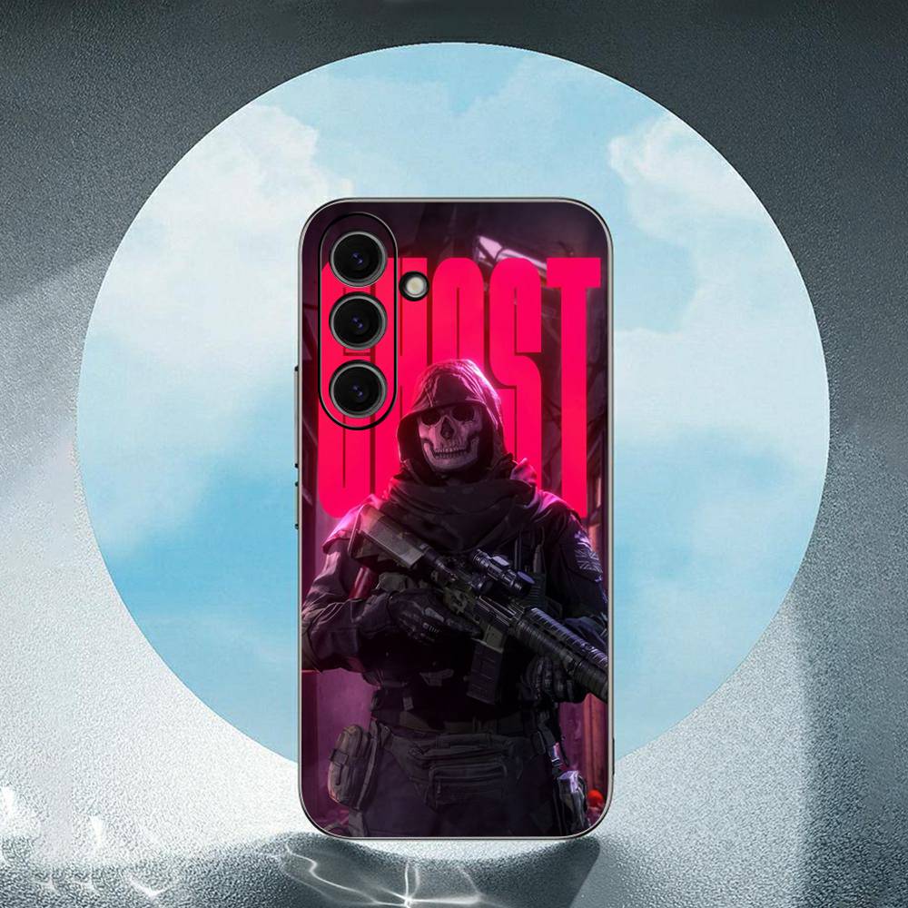 

Роскошный черный чехол для телефона Call-Of-Duty для Samsung Galaxy S23 S24 S25 Ultra S22 Plus S21 SamsungS20fe
