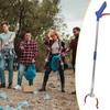 Grabber Tool Aluminum Alloy Ergonomic Foldable Supplies Trash Grabber Tool For Clean Elderly Home Litter Garden Yard Leaves