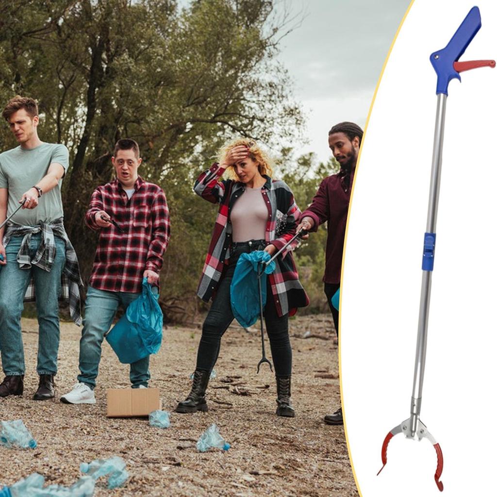 Grabber Tool Aluminum Alloy Ergonomic Foldable Supplies Trash Grabber Tool For Clean Elderly Home Litter Garden Yard Leaves