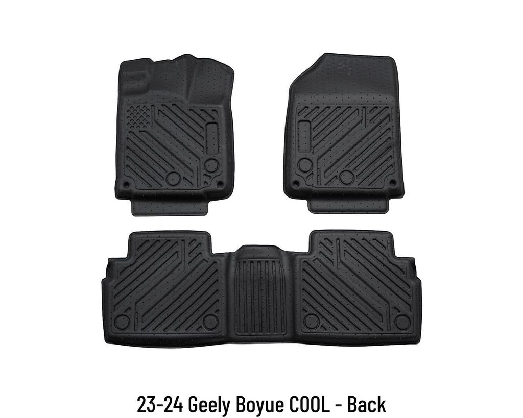 Eco-Friendly, Wear-Resistant, Non-Slip TPE Floor Mats: Fit 2023-2024 Geely Boyue COOL Interior
