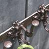 European Retro Style Cast Iron Clothing Hook Courtyard Entrance Coat Umbrella Metal Storage Rack Wall Mounted Wall Decoration
