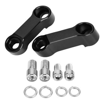 Qiilu Mirror Riser Mirror Adapter Kit, Aluminum Alloy, Mirror, Extension, Safety, Easy Installation, Extended